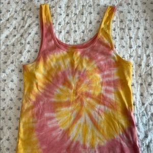 american eagle tie dye tank top